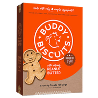 Buddy Biscuits - Dog Oven Baked Treats with Peanut Butter
