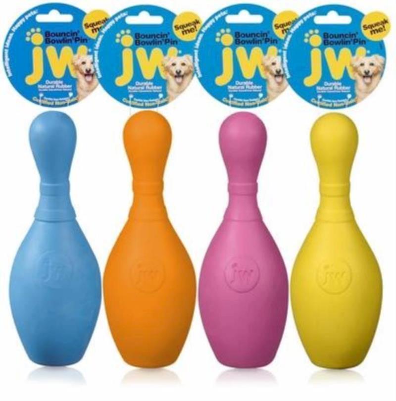 Petmate - JW - Dog iSqueak Bowling Pin