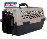 Petmate - Vari Kennel Ultra Fashion Intermediate Bleached Linen & Black