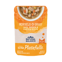 Natural Balance - Cat Platefulls - Duck, Chicken, & Pumpkin Morsels in Gravy