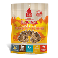 Plato - Dog - Original Real Strips Turkey & Pumpkin