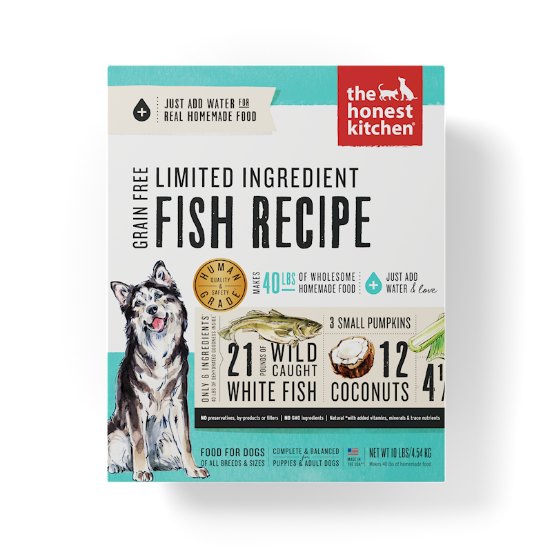 The Honest Kitchen - Dog LID Grain Free Fish & Coconut Box