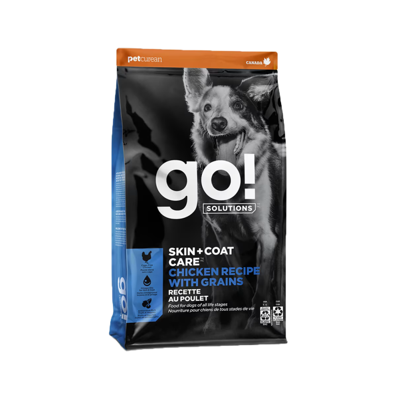 Go! Solutions - Dog - Skin & Coat Care Chicken Recipe with Grains