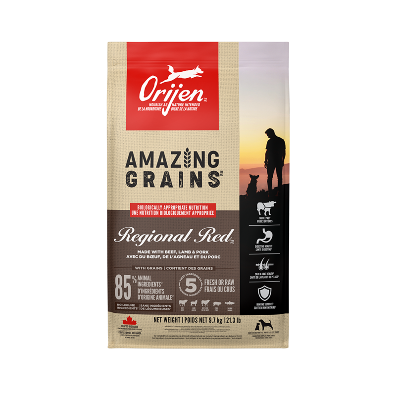 ORIJEN - Dog - Amazing Grains Regional Red