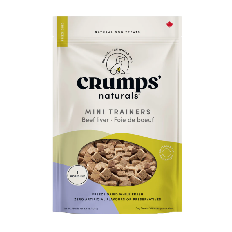 Crumps' Naturals - Dog - Mini Trainers Freeze-Dried - Beef Liver