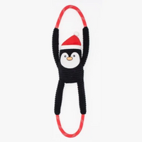 Zippy Paws - Holiday RopeTugz - Penguin