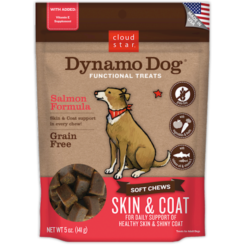 Dynamo Dog - Dog Skin & Coat Salmon