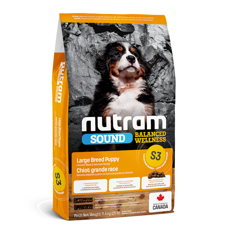 Nutram - Dog Sound Balanced Wellness Large Breed Puppy (S3)