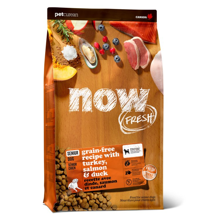 Now Fresh - Dog - Grain Free Senior Turkey, Salmon & Duck Recipe