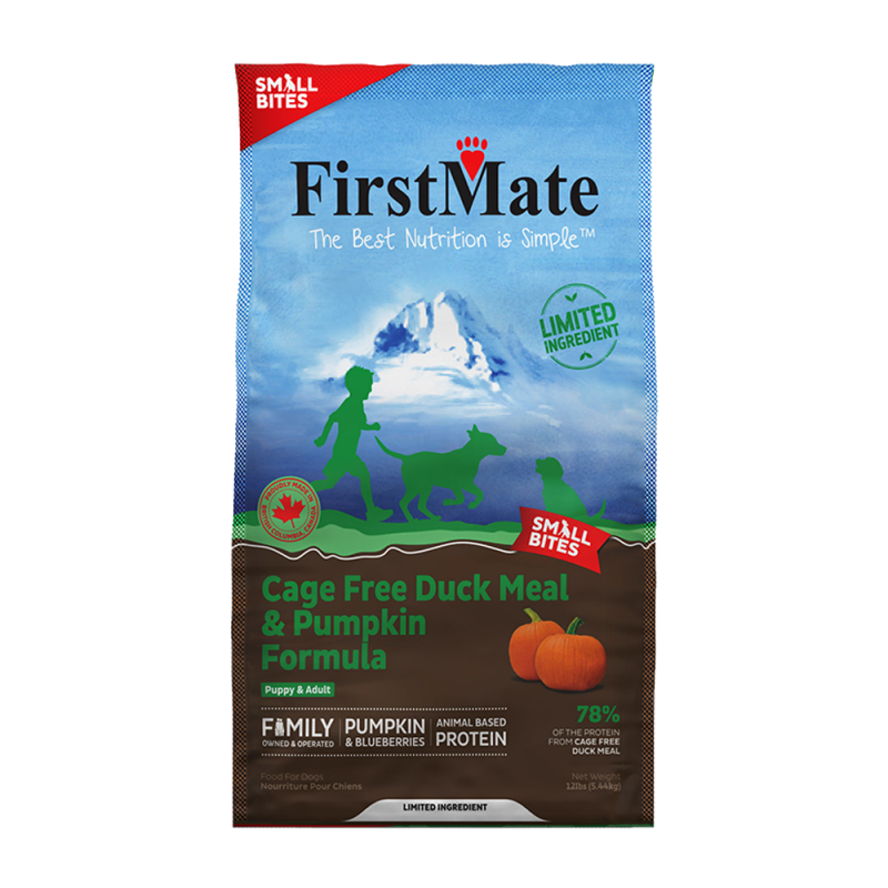 FirstMate - Dog - Limited Ingredient Grain Free Duck & Pumpkin Small Bites