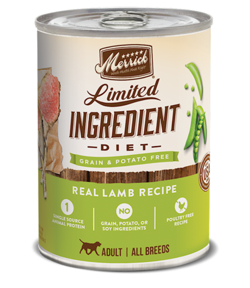 Merrick - LID - Dog Grain Free Real Lamb