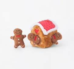 Zippy Paws - Holiday Burrow - Gingerbread House