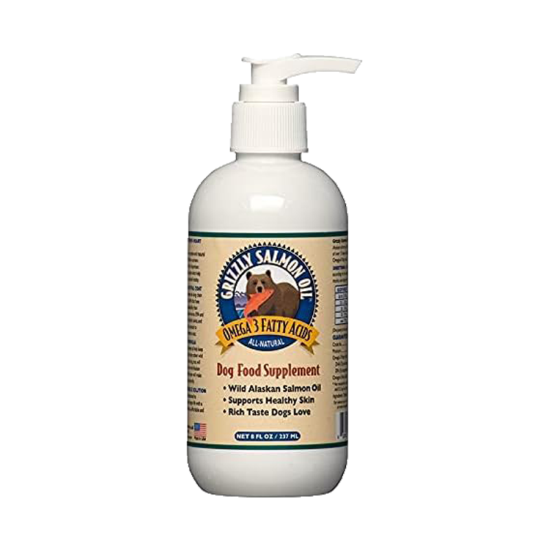 Grizzly Pet Products - Cat & Dog - Salmon Plus Oil Liquid Supplement