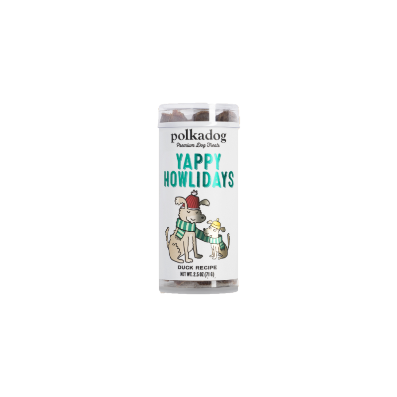 Polkadog Holiday - Yappy Howlidays Tube