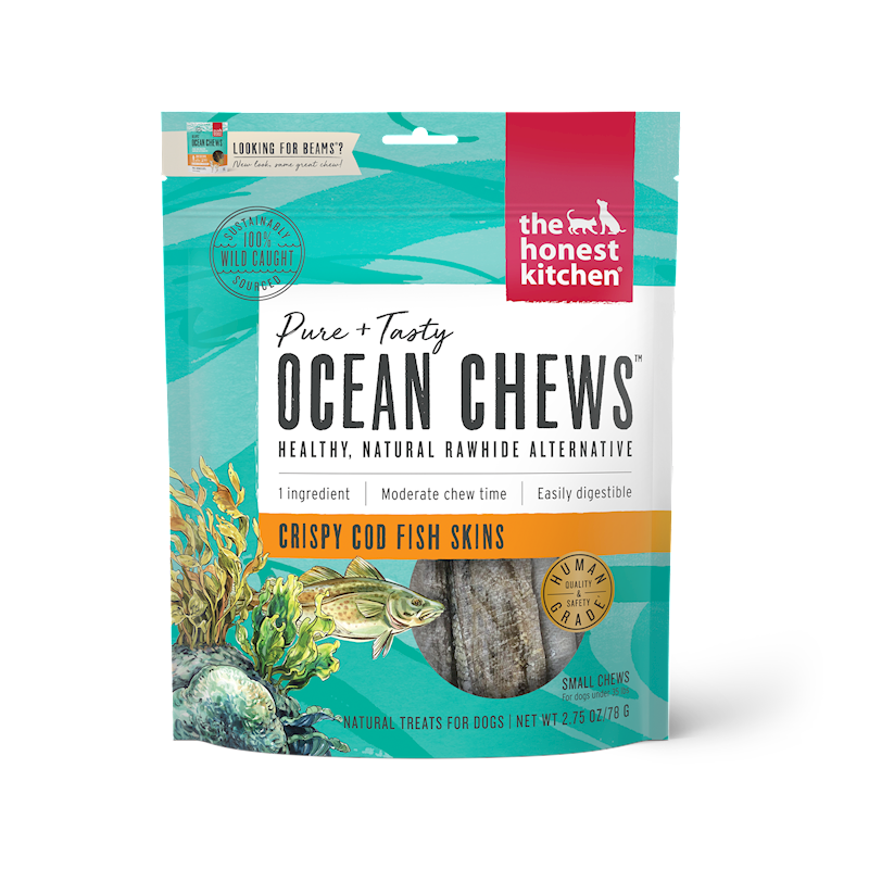 The Honest Kitchen - Dog - Beams Ocean Chews Cod Fish Skins