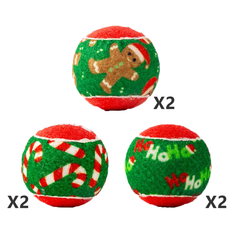Kong - Dog Holiday Squeakair Balls M