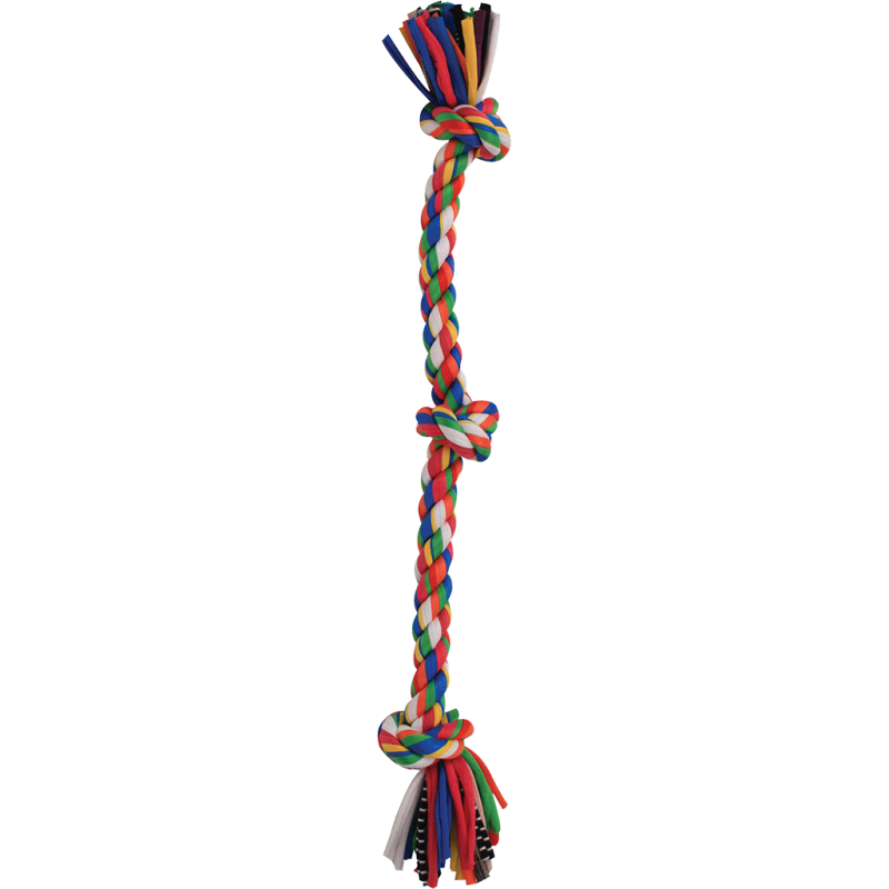 Mammoth - Cloth Flossy Chew 3 Knot Tug 20