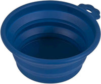 Petmate - Silicone Round Travel Bowl Blue