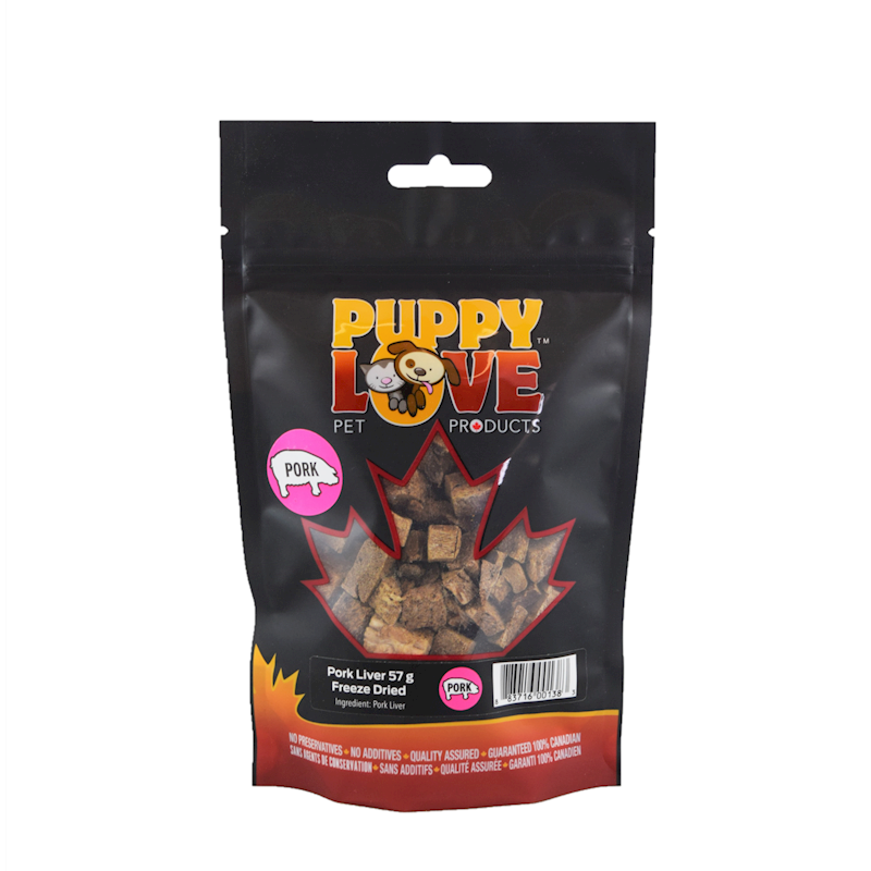 Puppy Love - Freeze Dried Treats Pork Liver
