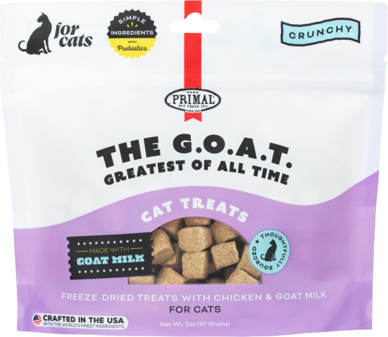 Primal - Cat - The G.O.A.T. Freeze Dried Treats Chicken & Goat Milk