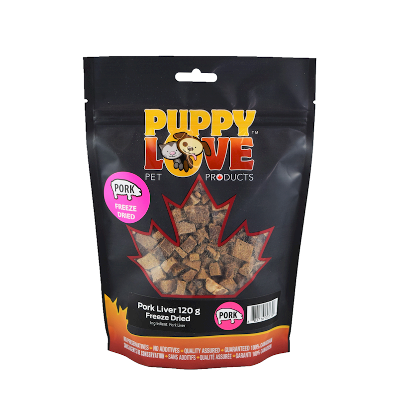 Puppy Love - Freeze Dried Treats Pork Liver