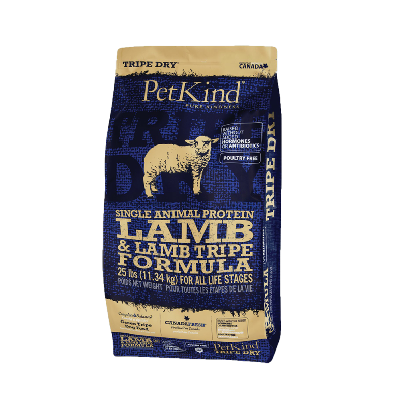 PetKind - Dog - Tripe Dry SAP Lamb & Lamb Tripe Formula