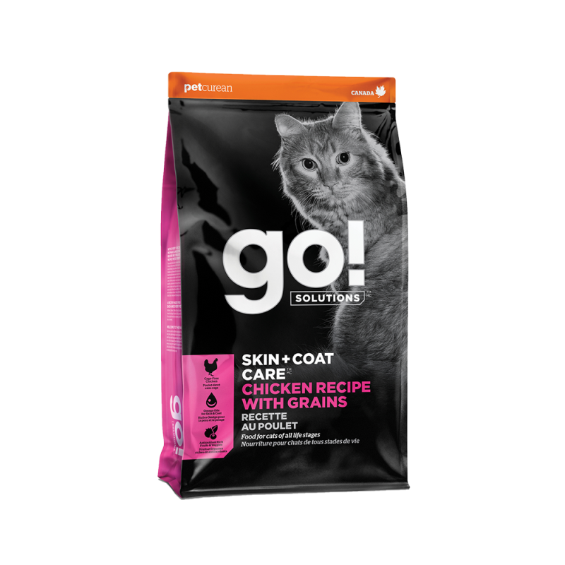 Go! Solutions - Cat - Skin & Coat Care Chicken Recipe With Grains