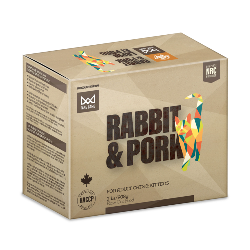 Big Country Raw - Fare Game - Rabbit & Pork
