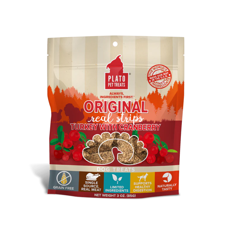 Plato - Dog Original Strips Turkey & Cranberry