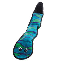 Outward Hound - Dog Durablez Snake 3 Squeakers Blue/Green