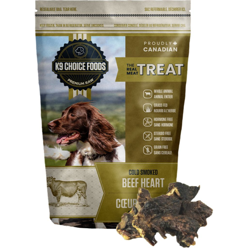 K9 Choice Foods - Real Meat Cold Smoked Heart Treats