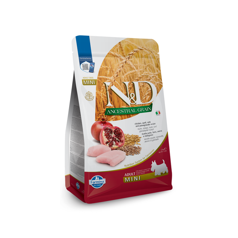 Farmina - Dog N&D Ancestral Grain Chicken & Pomegranate Adult