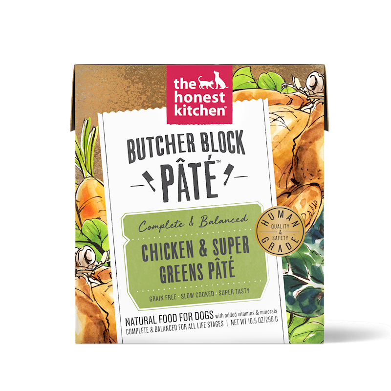 The Honest Kitchen - Butcher Block Pate Chicken & Super Greens Pate