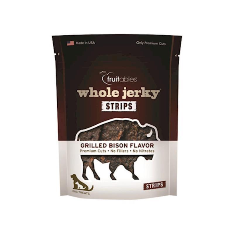Fruitables - Dog Whole Jerky Bites Grilled Bison