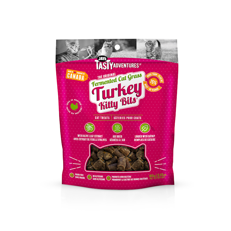 Jay - Fermented Cat Grass Turkey Cat Treats