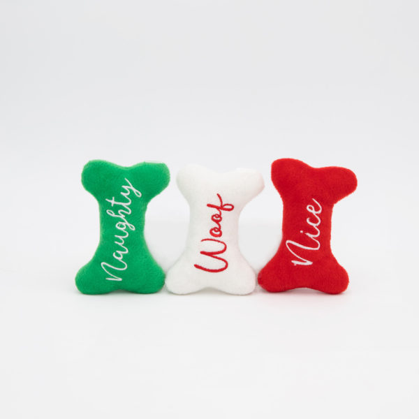 Zippy Paws - Holiday Miniz - Naughty and Nice Bones