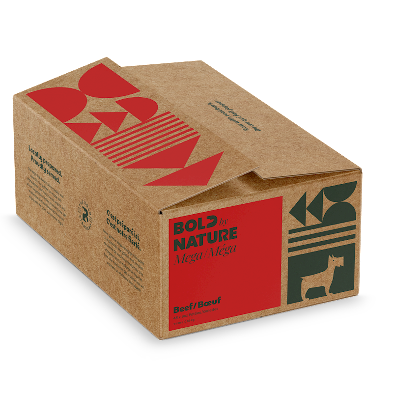 Bold by Nature - Mega - Raw Beef Patties