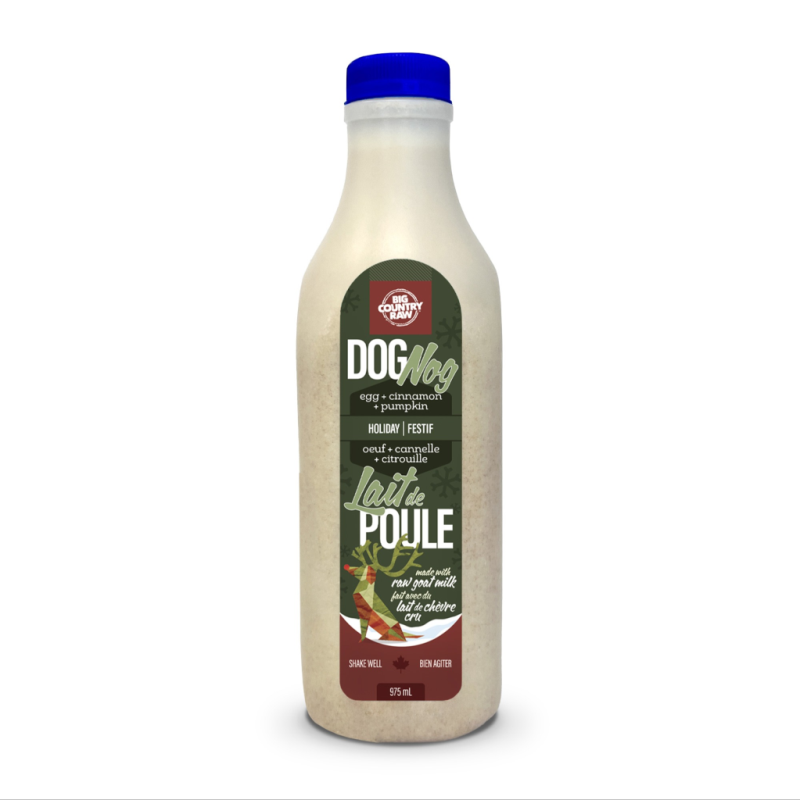 Big Country Raw - Raw Goat Milk - Holiday Dog Nog