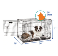 Petmate - 2-Door Training Retreats Wire Kennel 30