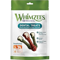 Whimzees - Dog - Natural Dental Treats - Brushzees