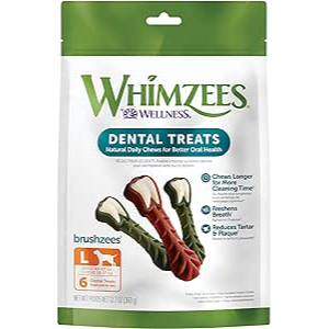 Whimzees - Dog - Natural Dental Treats - Brushzees
