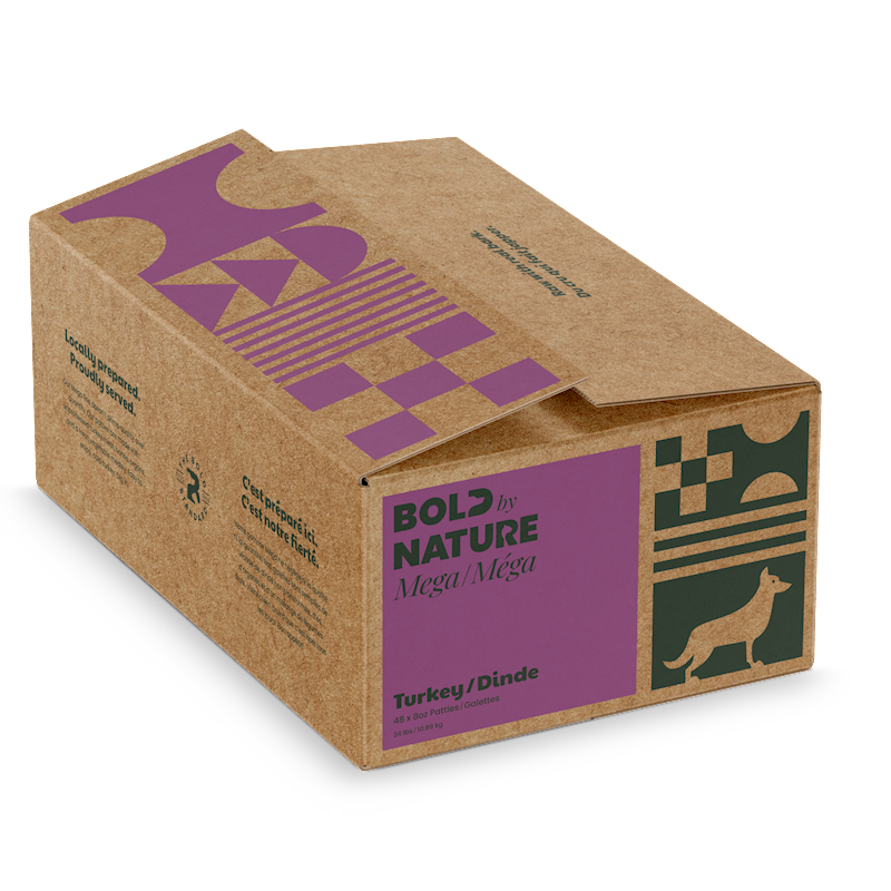 Bold by Nature - Mega - Raw Turkey Patties