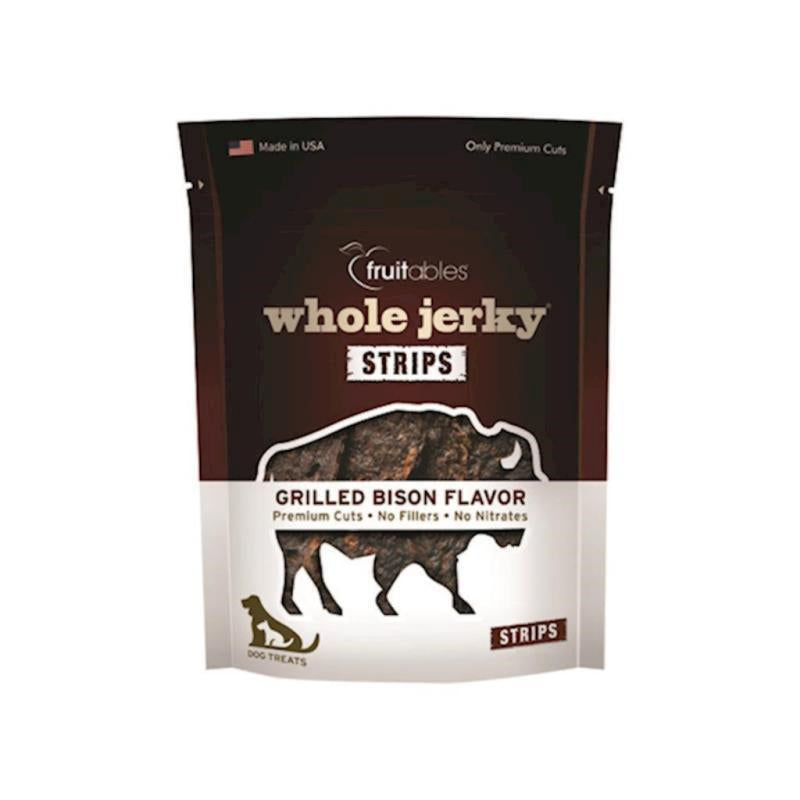 Fruitables - Dog Wild Nat Jerky Grilled Bison Strips