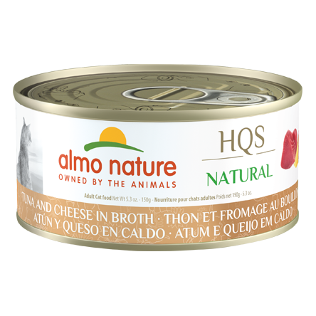 Almo Nature - Cat - HQS Natural Tuna & Cheese in Broth