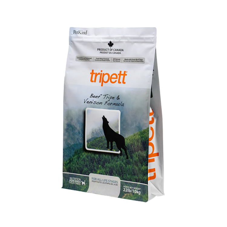 PetKind - Tripett - Dog - Beef Tripe & Venison Formula