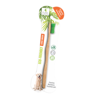 Pure & Natural Pet - Dog - Organic Dental Solutions Bamboo Brush