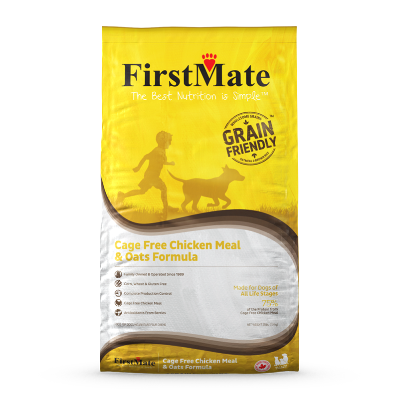 FirstMate - Dog - Grain Friendly Cage Free Chicken Meal & Oats