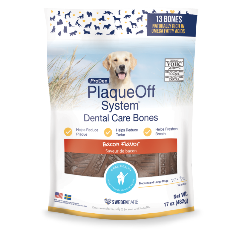 Proden - Plaqueoff Dental Bones Bacon
