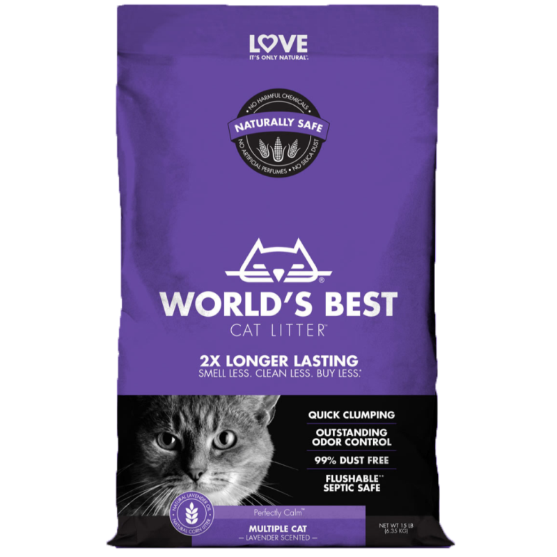 Worlds Best - Multi Cat Lavender Litter