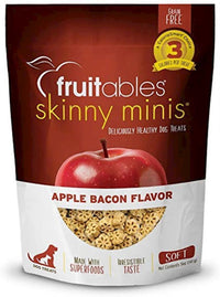Fruitables - Dog Skinny Minis Chewy Treat Apple Bacon